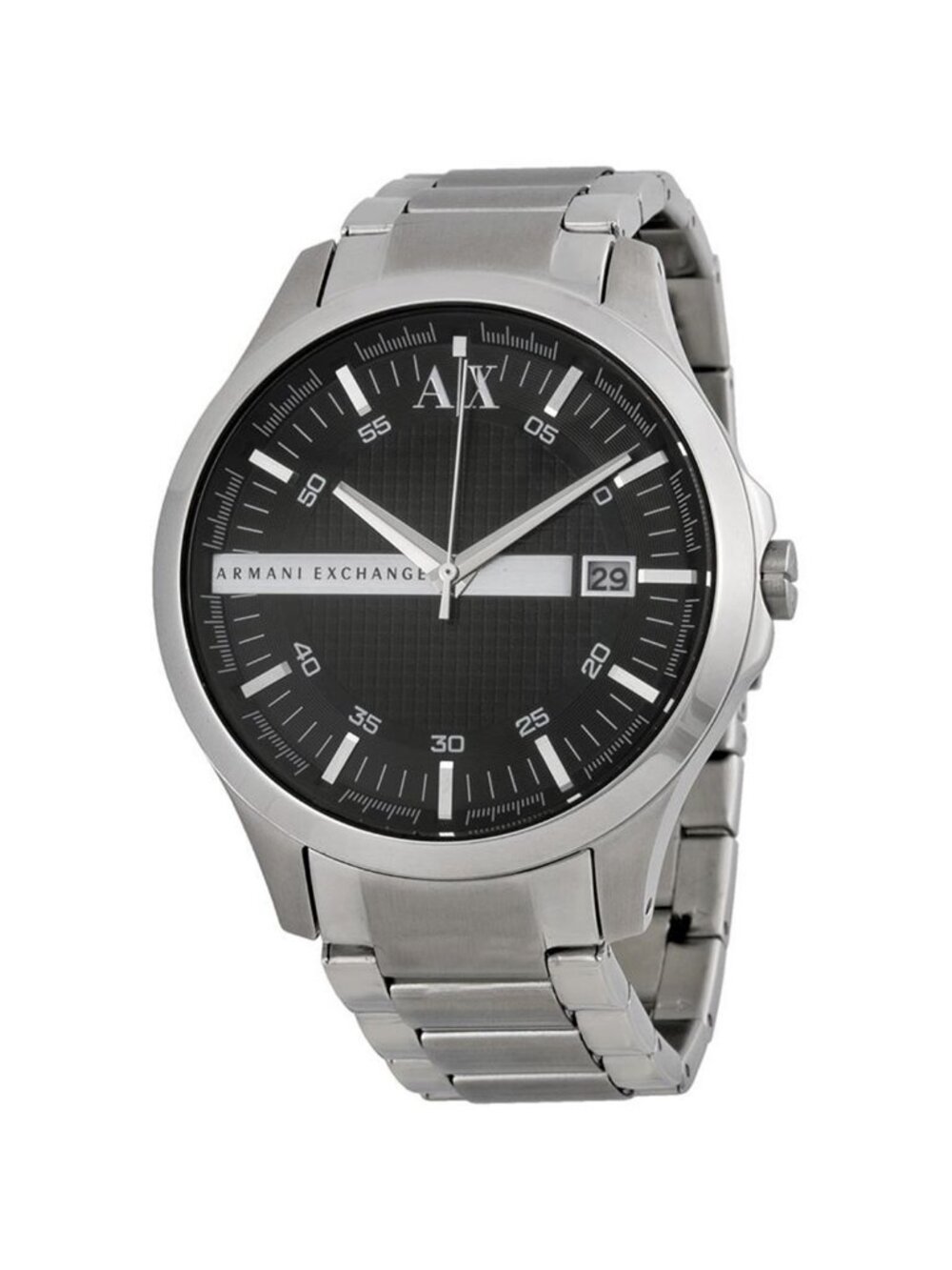 NWT Armani Exchange Black Dial Stainless Steel Men's Watch